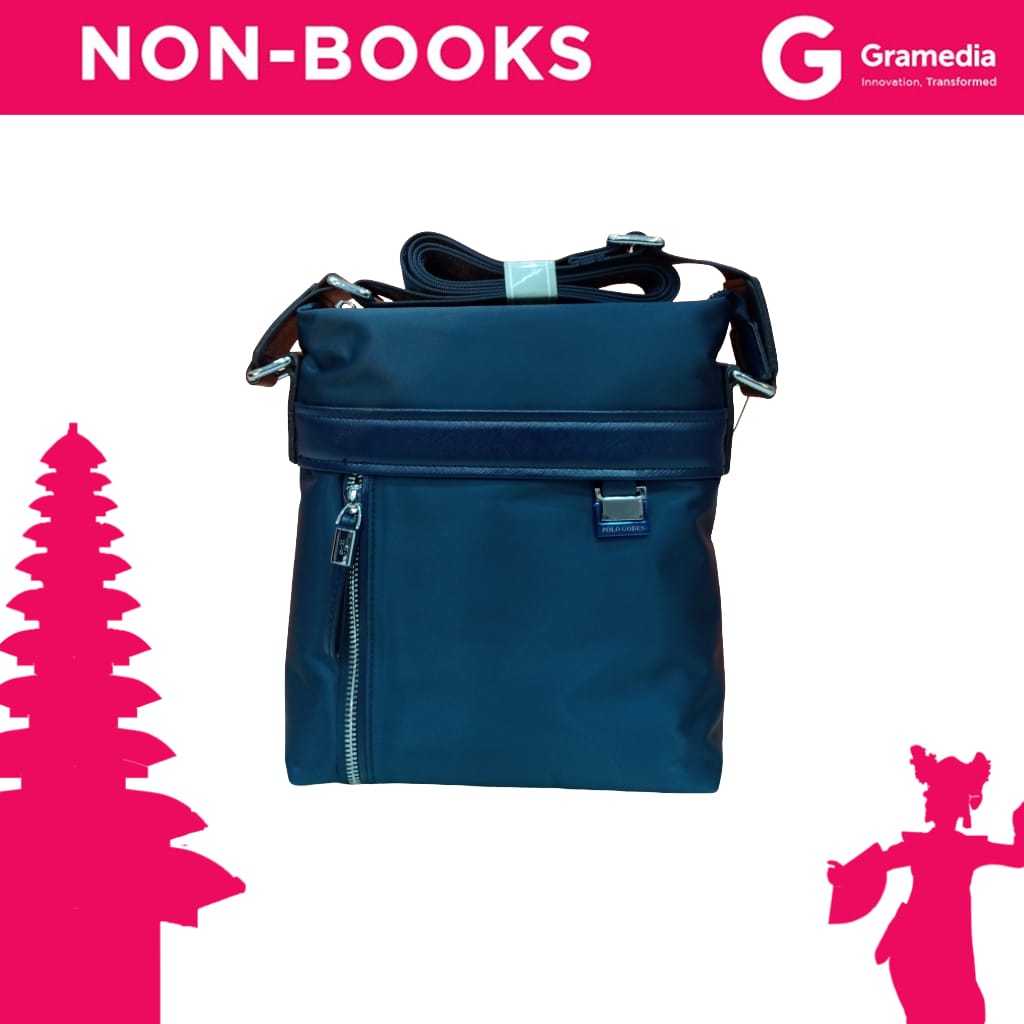 Gramedia Bali - THOMAS TAS SELEMPANG PRIA POLO GODEN / TAS SELEMPANG PRIA
