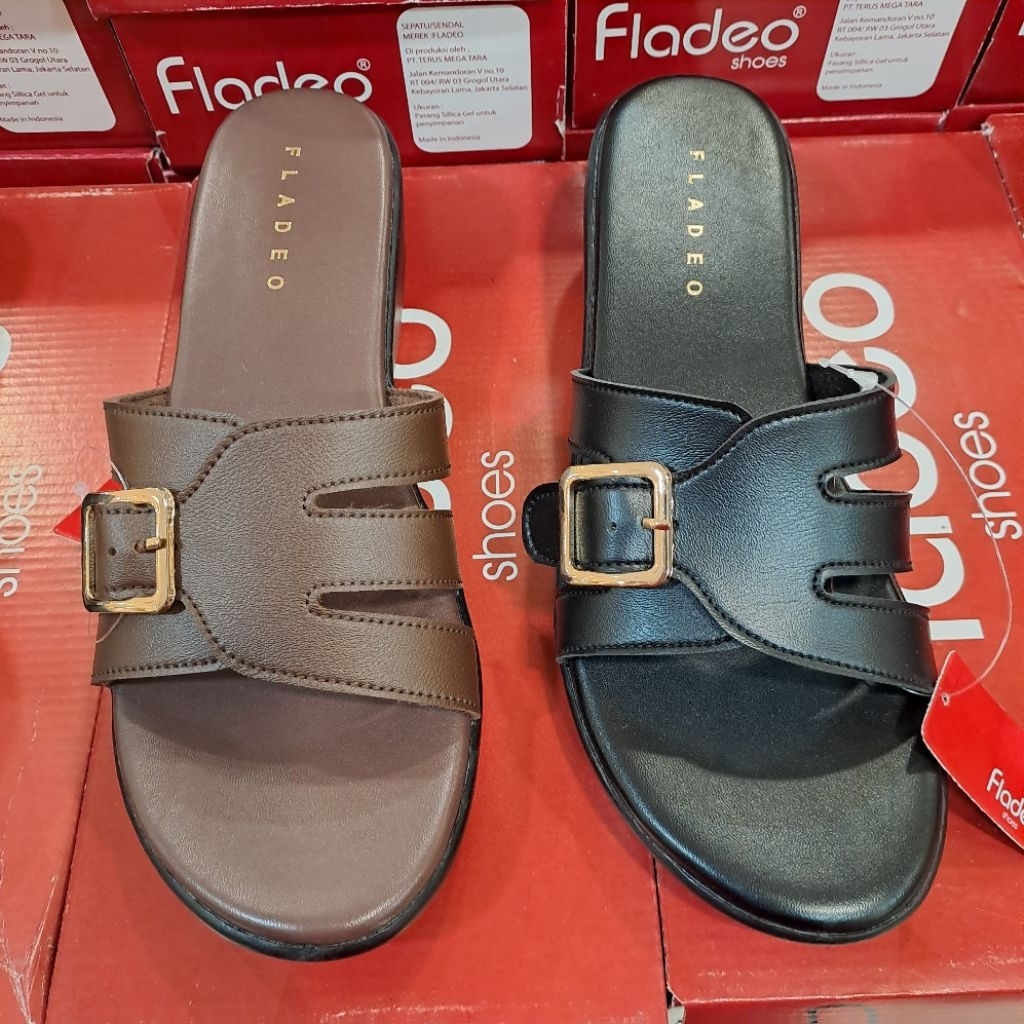 sandal wanita fladeo hak 7 cm