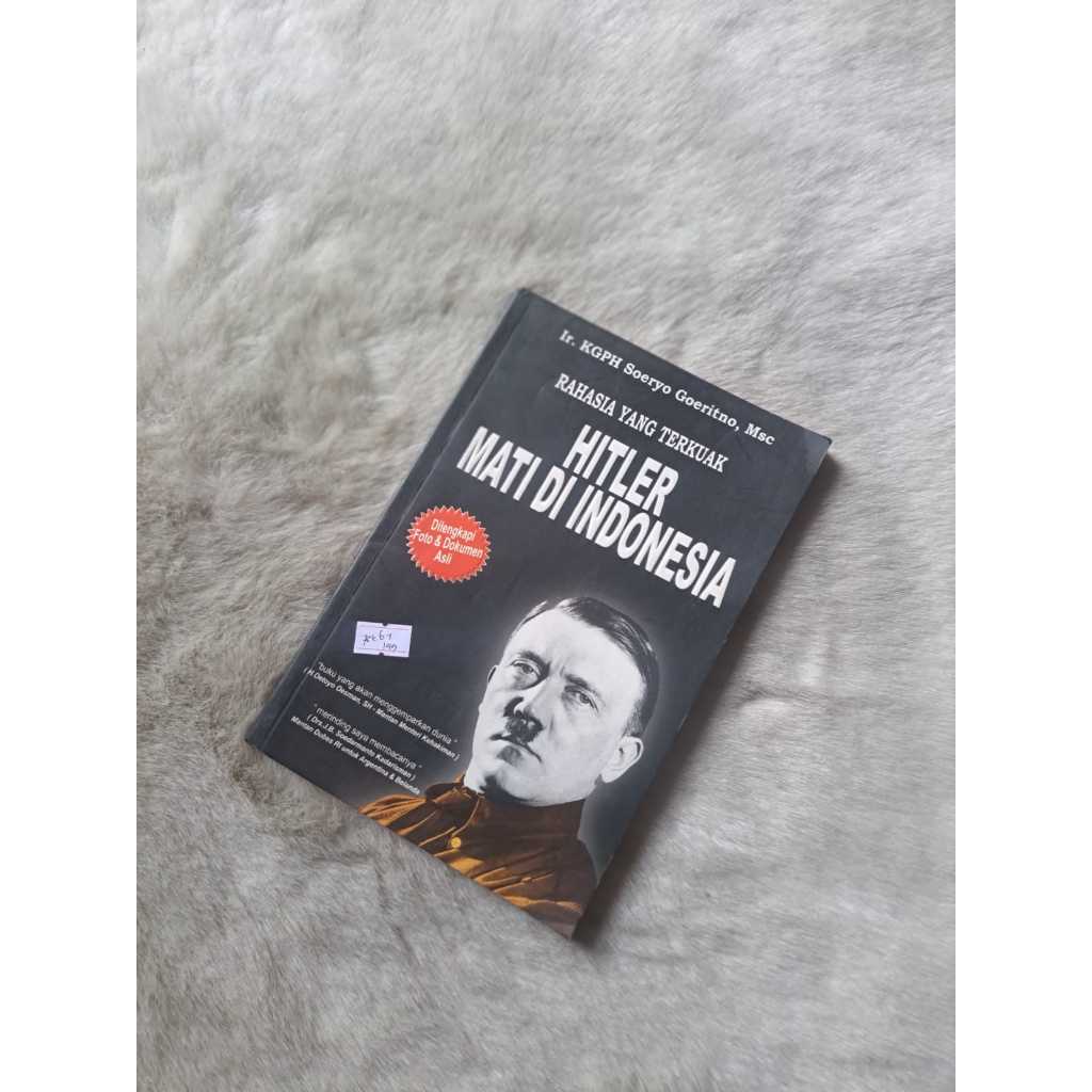 Buku Hitler Mati di Indonesia Rahasia YangTerkuak Ir KGPH Soeryo Goeritno Msc