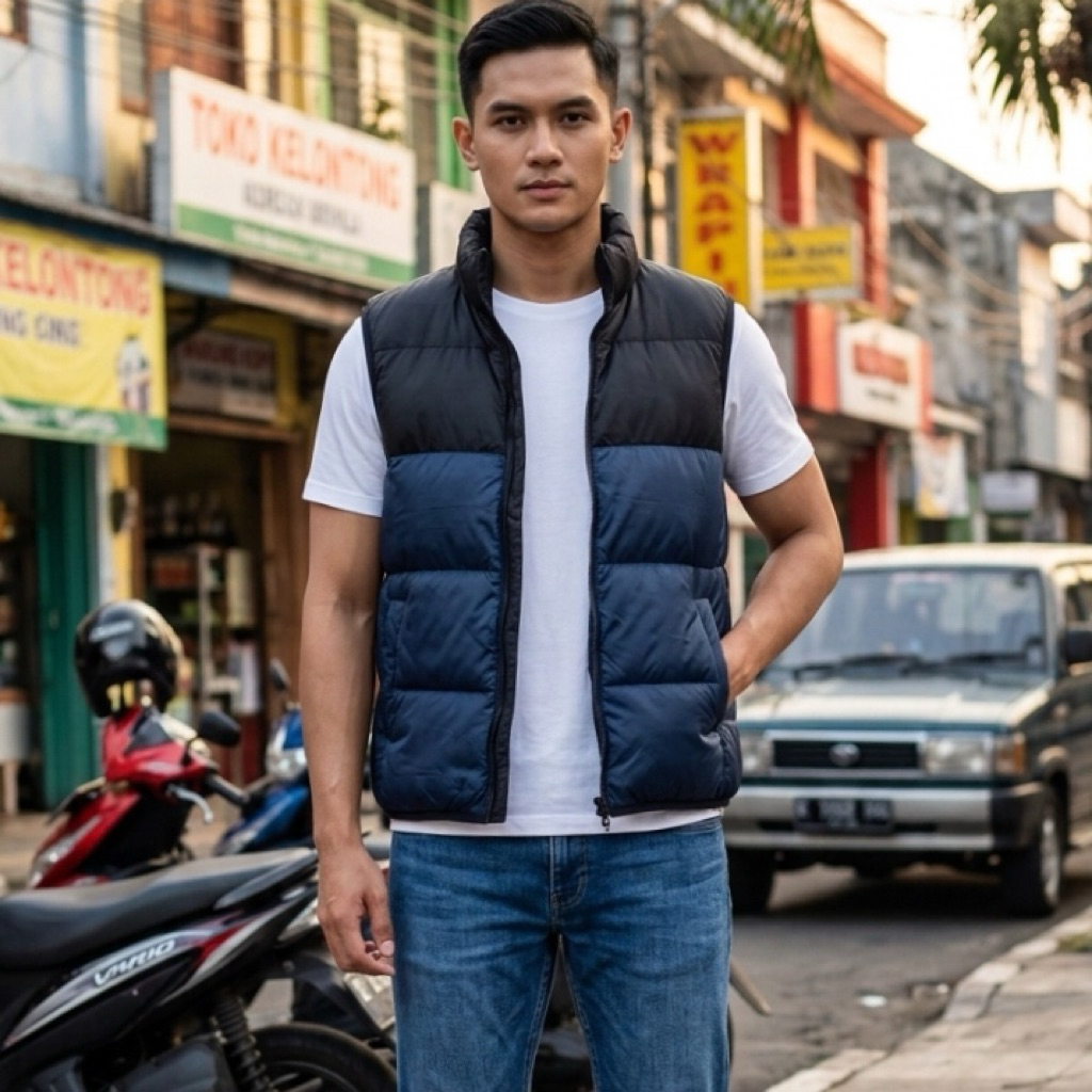 ROMPI BULU ANGSA ULTRALIGHT PUFFER UNIQLO