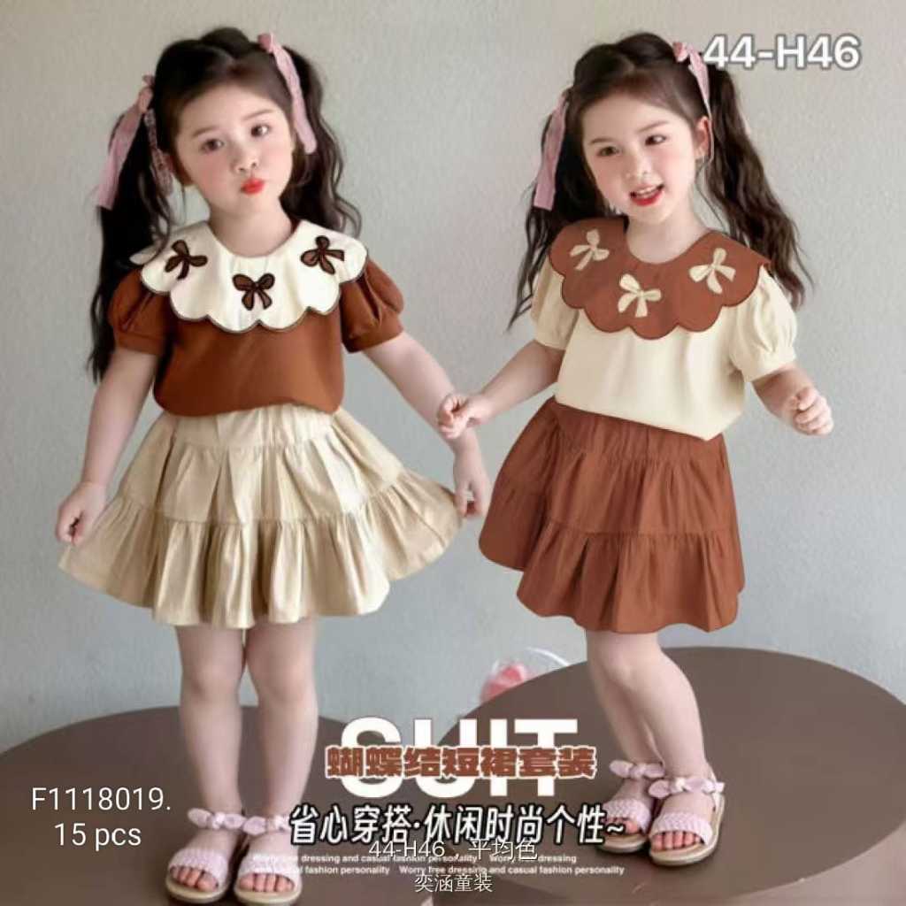TZ-240226-Baju anak import-Baju Lebaran-Baju Imlek-Baju Natal-Baju Pesta-Baju Ulang Tahun-Set rok an