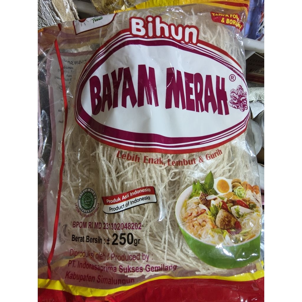 Bihun Medan / Mihun Siantar / Bihun Cap Bayam Merah