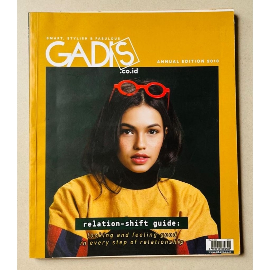 Majalah Gadis Edisi Tahunan 2018 : Cover Carmela (Gadis Sampul 2016)