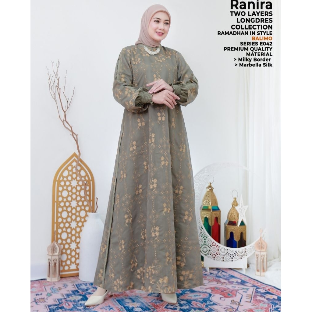 GAMIS BALIMO ORIGINAL ORGANZA BORDIR