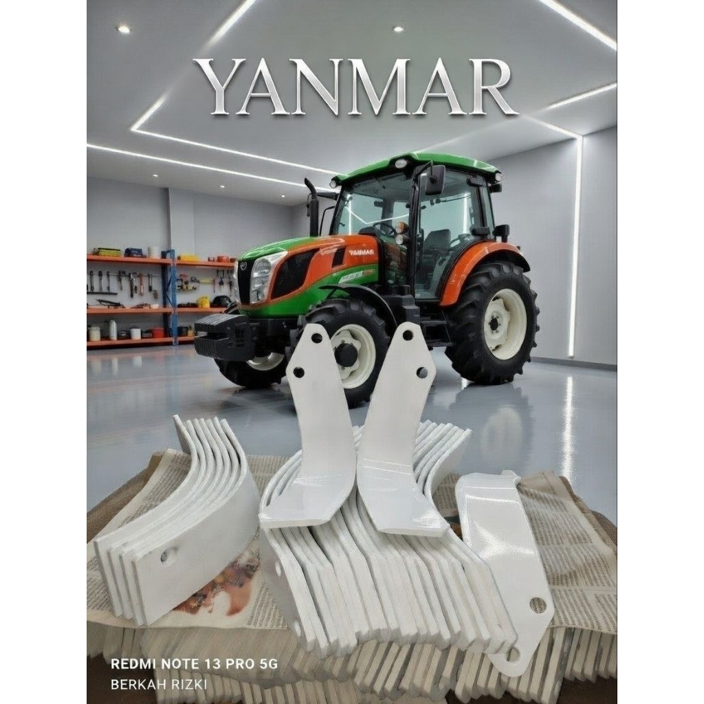 pisau rotary traktor YANMAR 393/494 bahan per baja