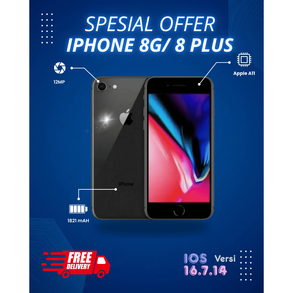 IP SE 2020 gen 2 / iPhone 8/ 8Plus  64/256GB Second Murah