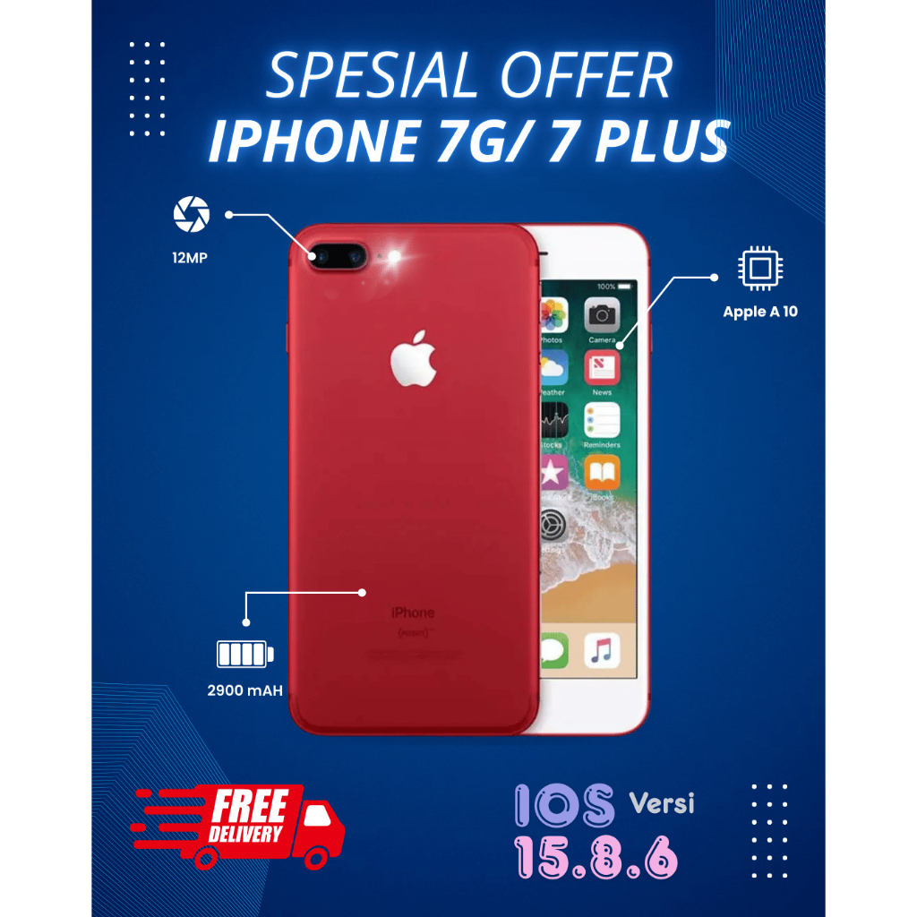 iPhone 7G / 7Plus 32/128Gb Second Murah