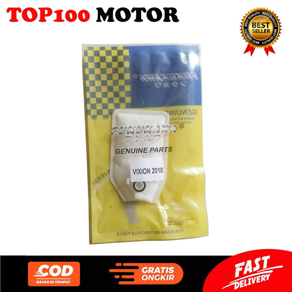 FUKUKAWA PAMPERS VIXION 2010. SARINGAN FILTER INJEKSI YAMAHA VIXION 2010