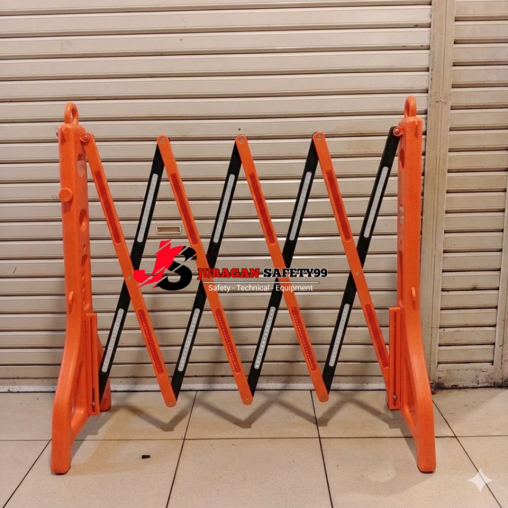 Expandable barrier / Road Barrier Lipat Simpel Berkualitas