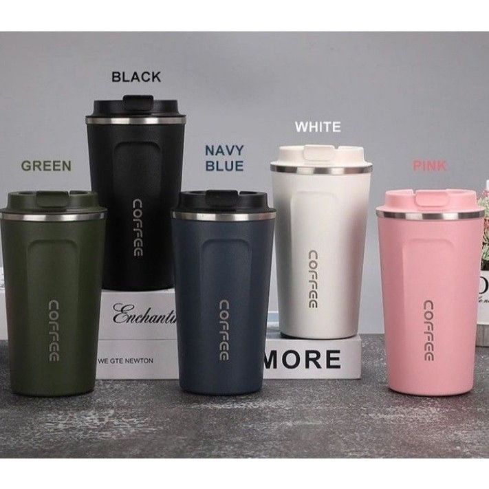 Tumbler Coffee 500ml Custom Nama & Logo – Souvenir Event & Corporate