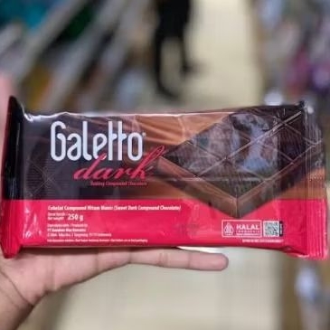 Coklat Batangan Galetto 250gr - Mudah Dihancurkan, Tekstur Lembut, Cocok untuk Berbagai Kue