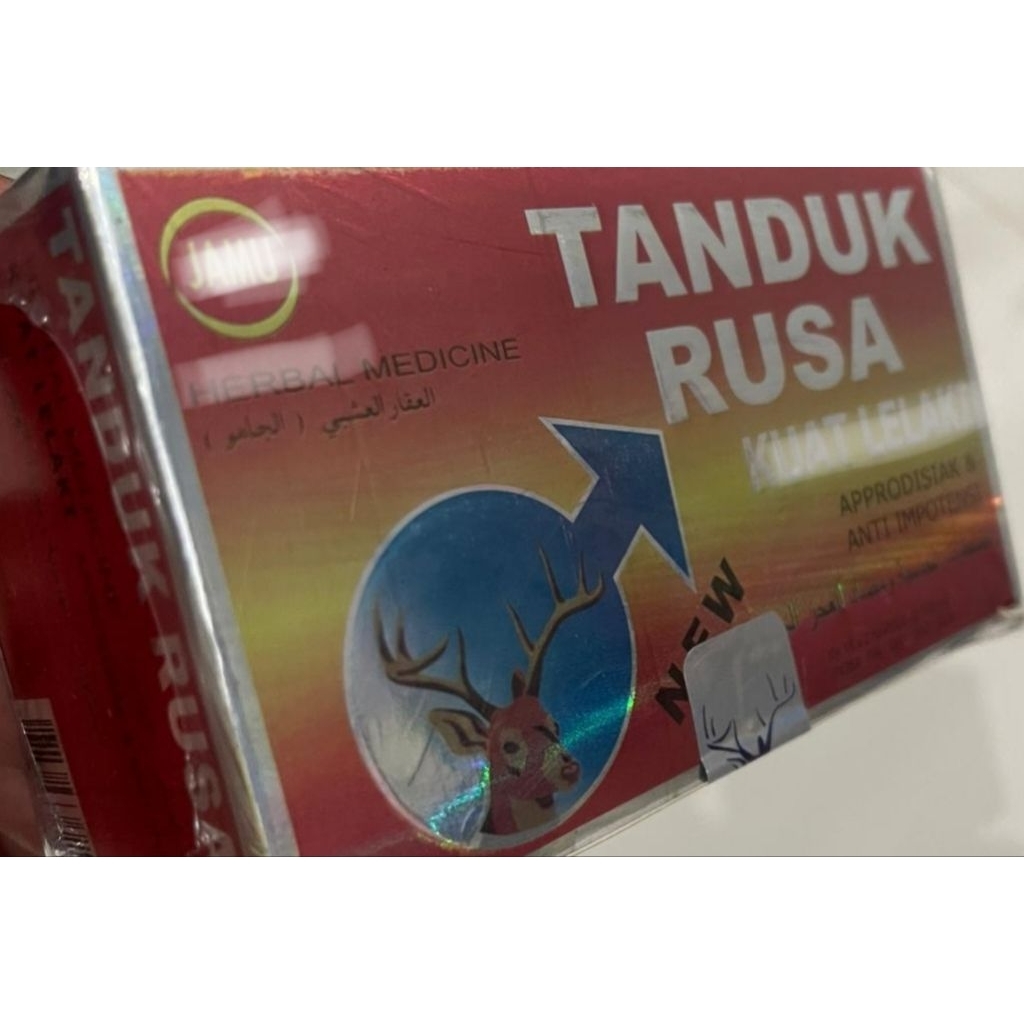 Sticker pajangan dinding hewan rusa bertanduk