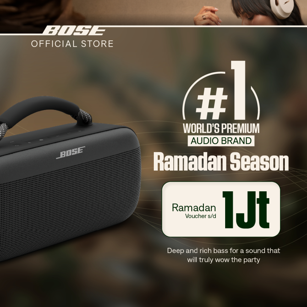 Bose SoundLink Max Speaker Bluetooth Portabel - Black / Blue Dusk