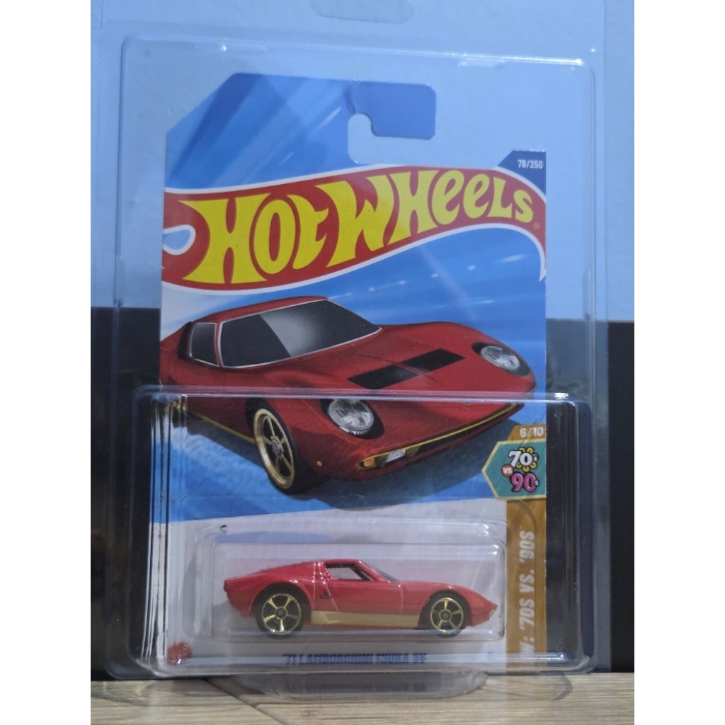 HOT WHEELS LAMBORGHINI MIURA LIMITED LAMBO MAINLINE ORIGINAL