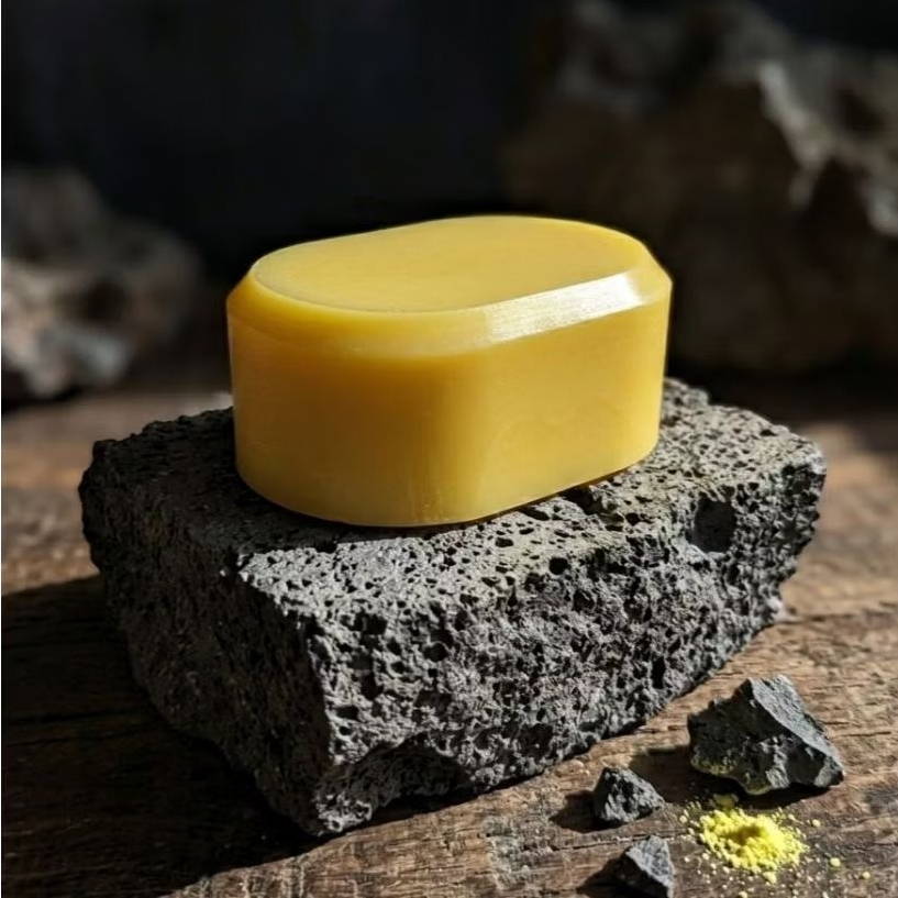 Sabun Belerang Murni - Mineral Essence Reborn: Sari Pati Sulfur & Gliserin Alami