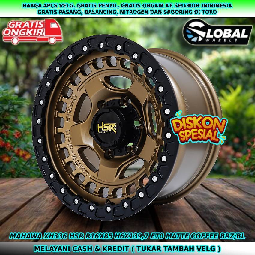Velg ring16 velg mobil Everest| Dmax| Panther| Triton| Terrano| Hardtop| dll velg hsr mahawa R16