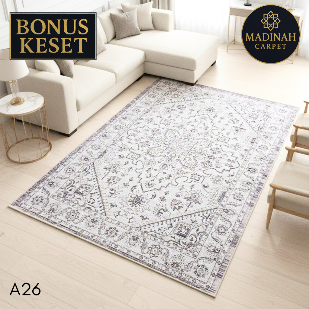 NEW Karpet Lantai Aesthetic Motif Turki Murah 160x210 200x270 100x150 Besar Lembut Kecil Madinah