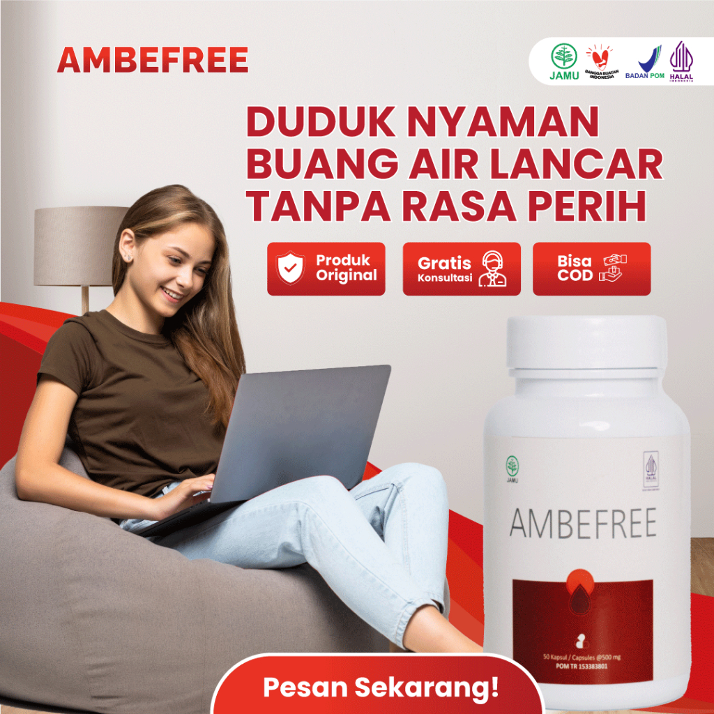Obat Ambefree Original - Sembuhkan Wasir Ambeien BAB Berdarah Tanpa Operasi