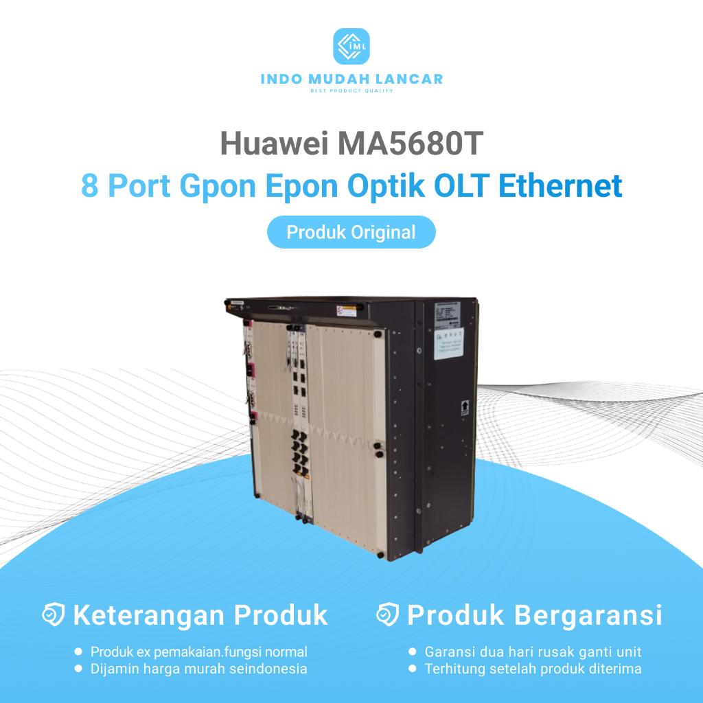 Huawei MA5680T 1G 8 Port Gpon Epon Optic OLT Ethernet Bekas Original
