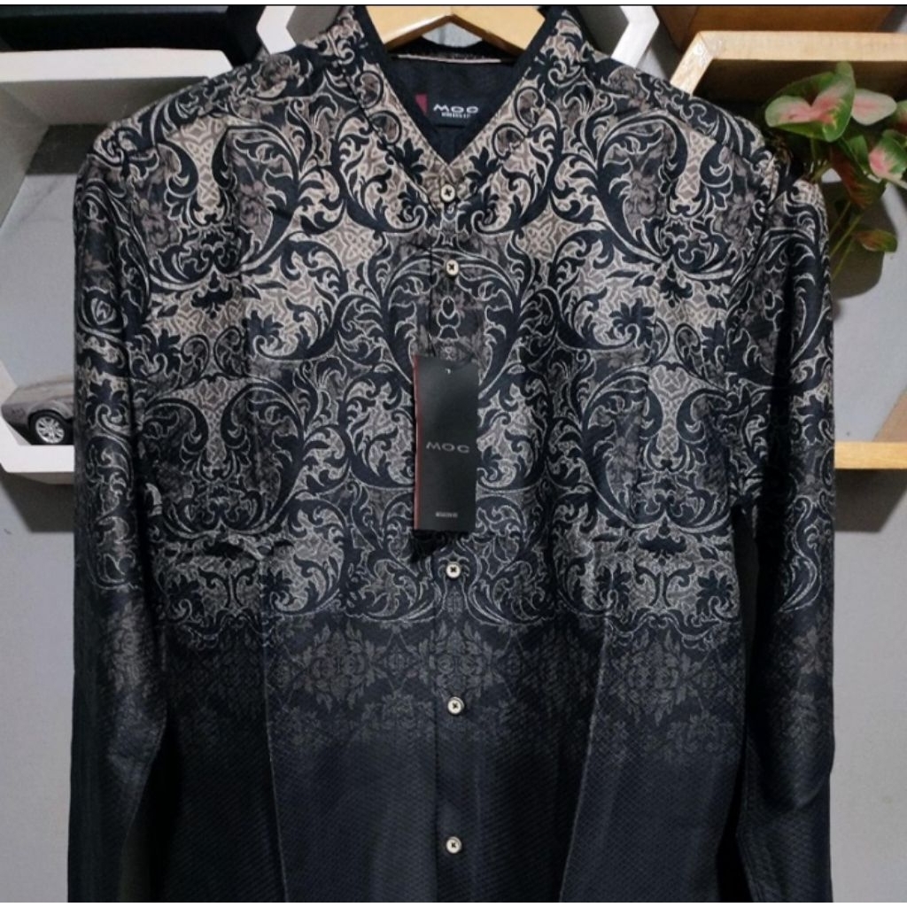 MOC Kemeja batik pria koko original Baju motif terbaru kekinian