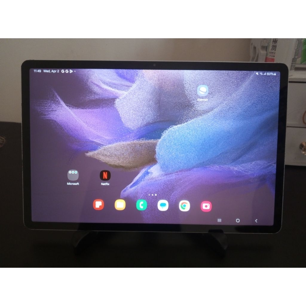 Samsung Galaxy Tab S7 FE 5G 6/128 minus layar glitch retak sehelai s pen jumping baret body tombol p