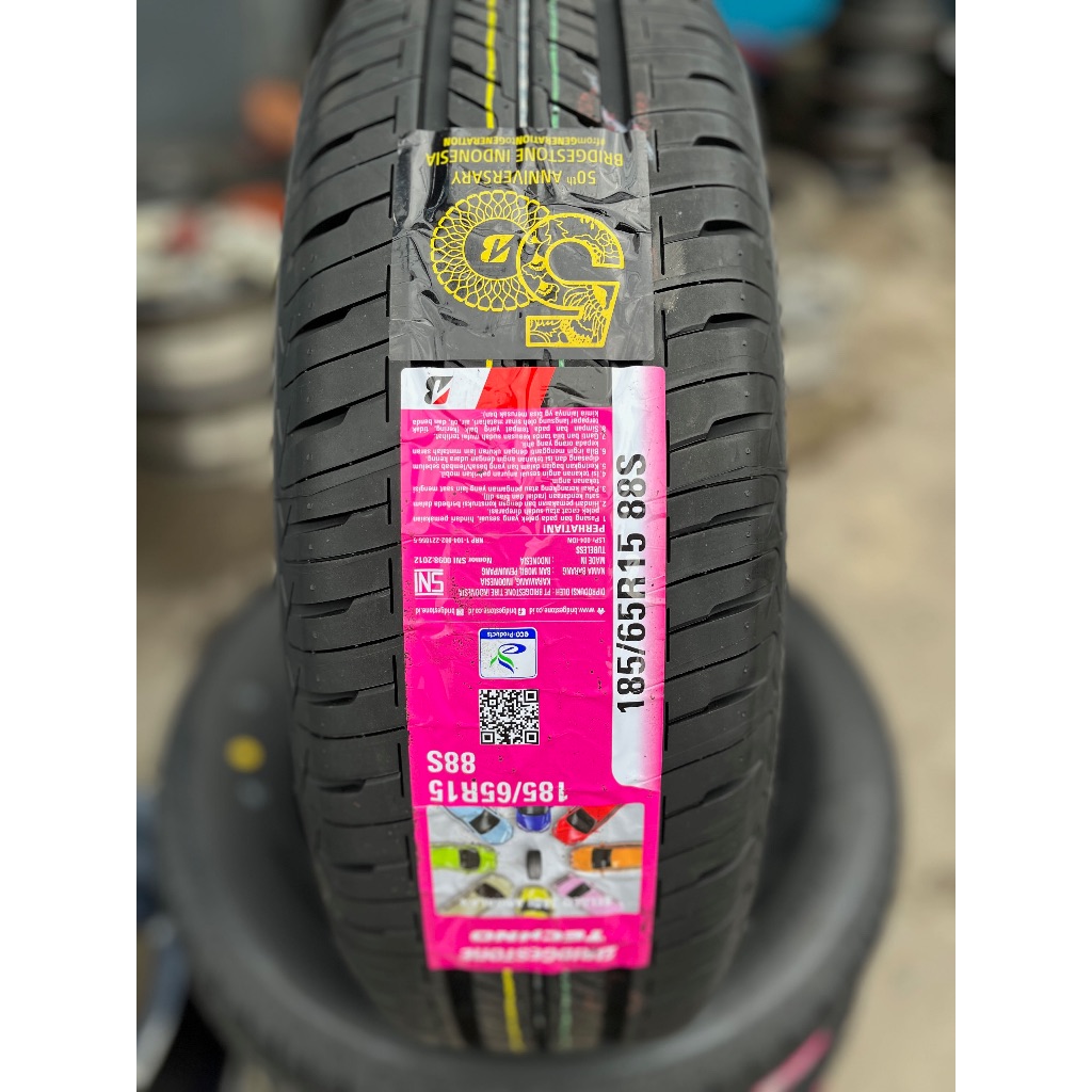BAN LUAR BARU 185/65 R15 BRIDGESTONE TECHNO. AVANZA, LUXIO, ERTIGA, FREED, VELOZ, XPANDER DLL.