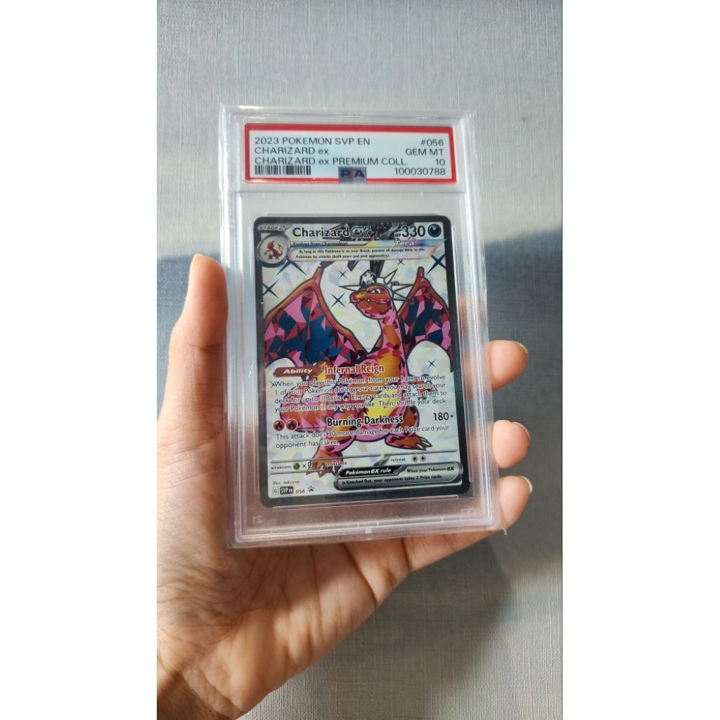 POKEMON Charizard ex Premium Coll PSA 10