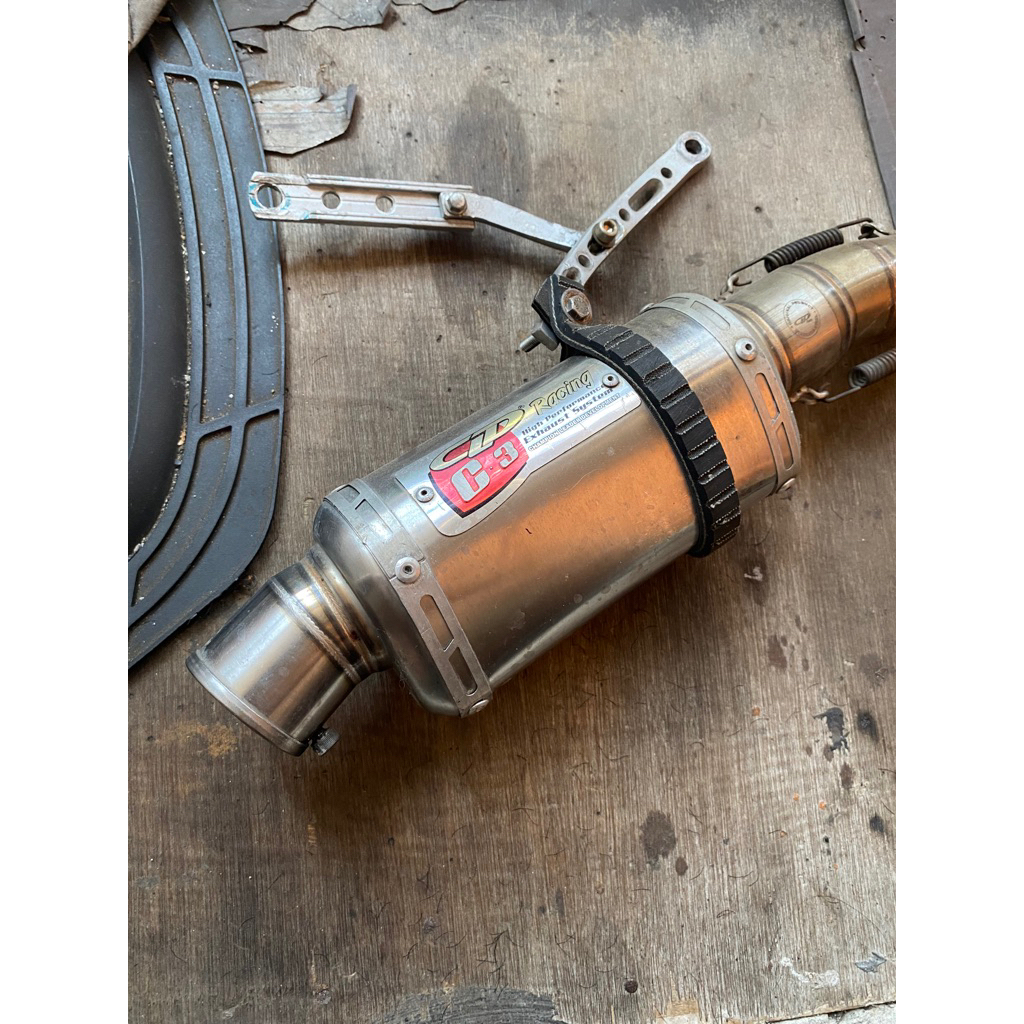 Silincer CLD C3 Oval Inlet 50 Original + DB Killer, Suara Gahar