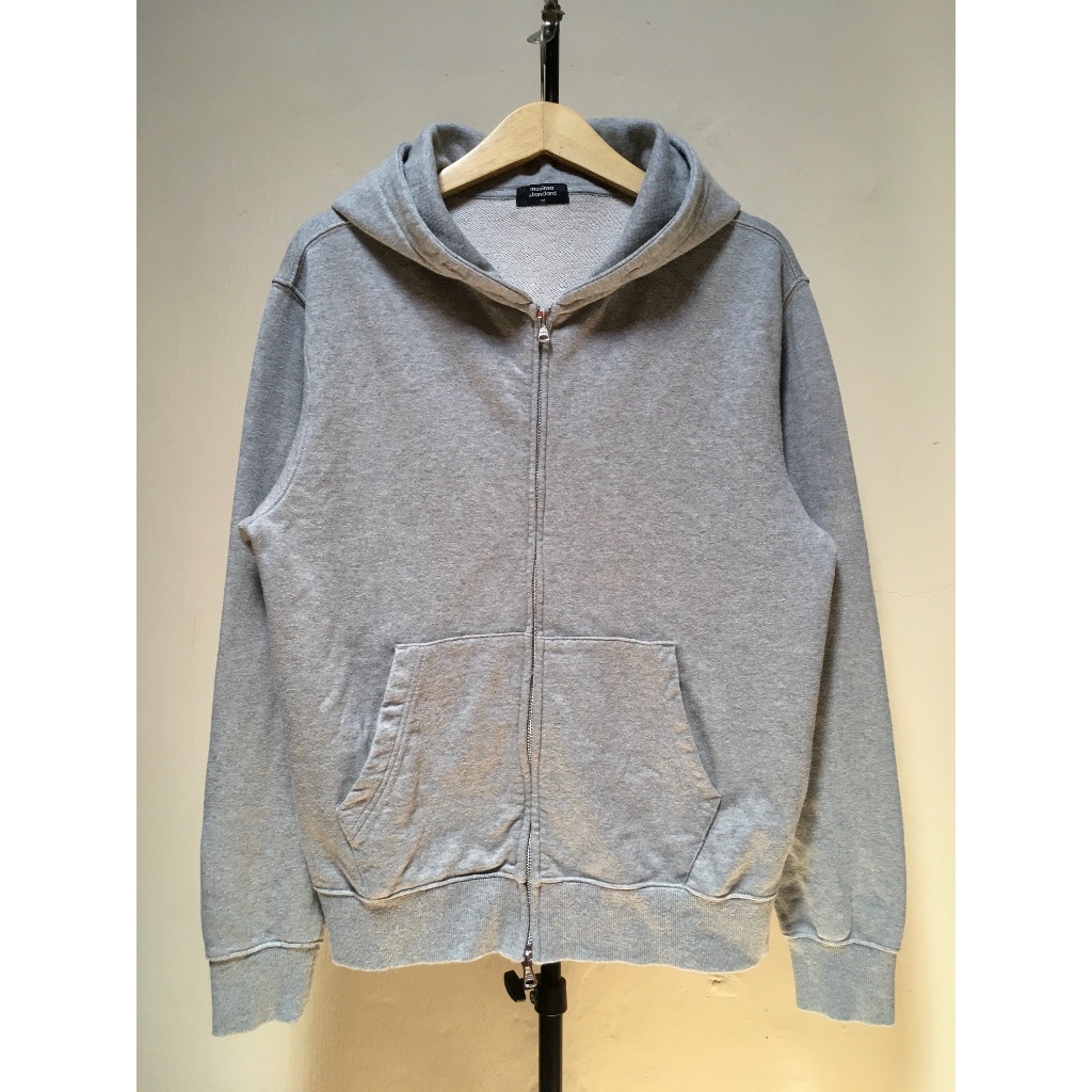 Hoodie Zipper Musinsa Standard Polos Abu M Basic