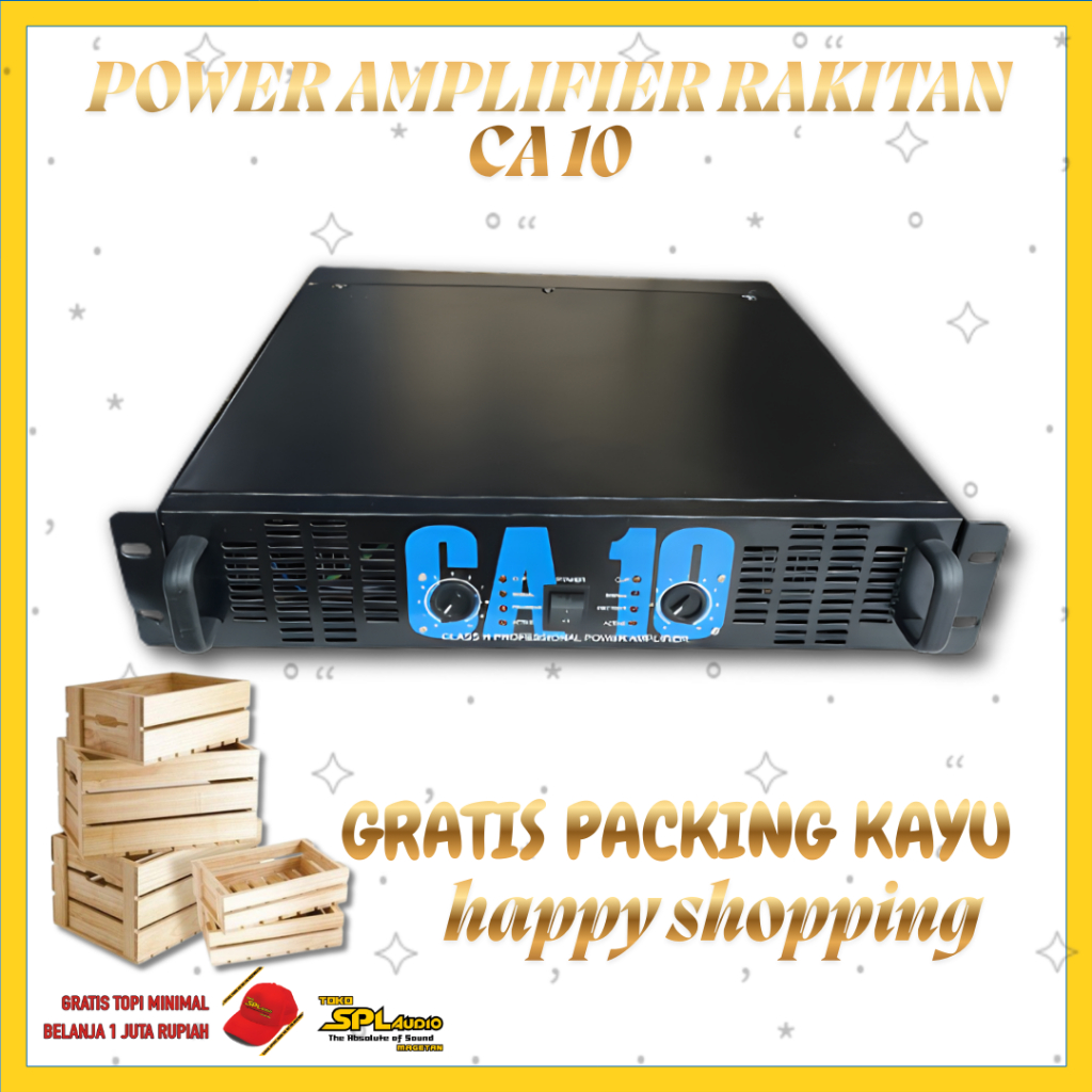 POWER AMPLIFIER RAKITAN CA 10 RUMAHAN