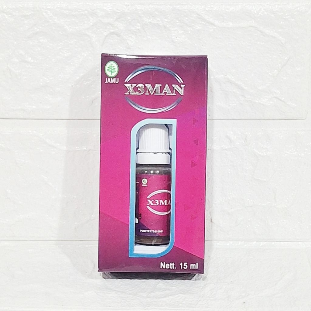 XTRIMAN/X-TRIMAN/X3MAN Jamu Tetes Herbal Tradisional Natural Organik (Pak Bayu Diningrat) - Penambah