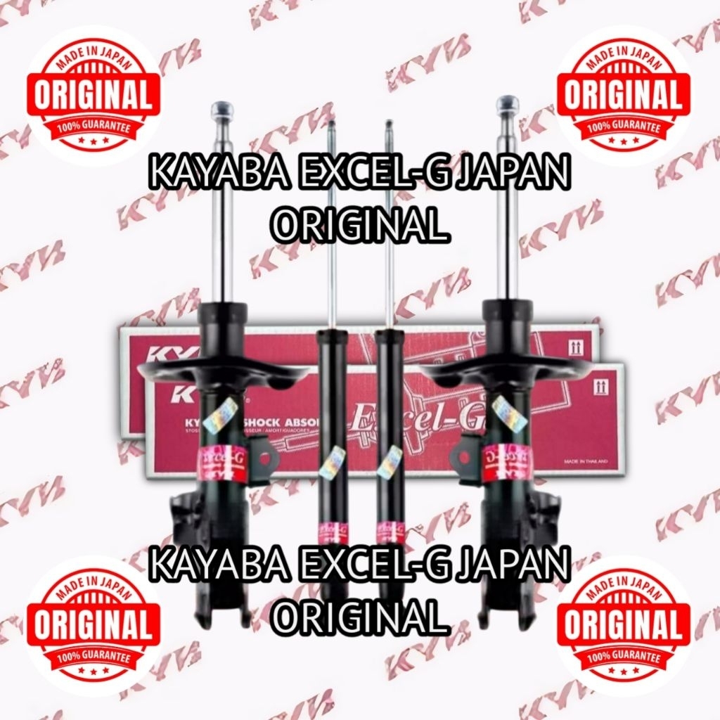 SHOCKBREAKER TOYOTA NAV1 / VOXY DEPAN BELAKANG MEREK KYB EXCEL-G JAPAN ORIGINAL 100%