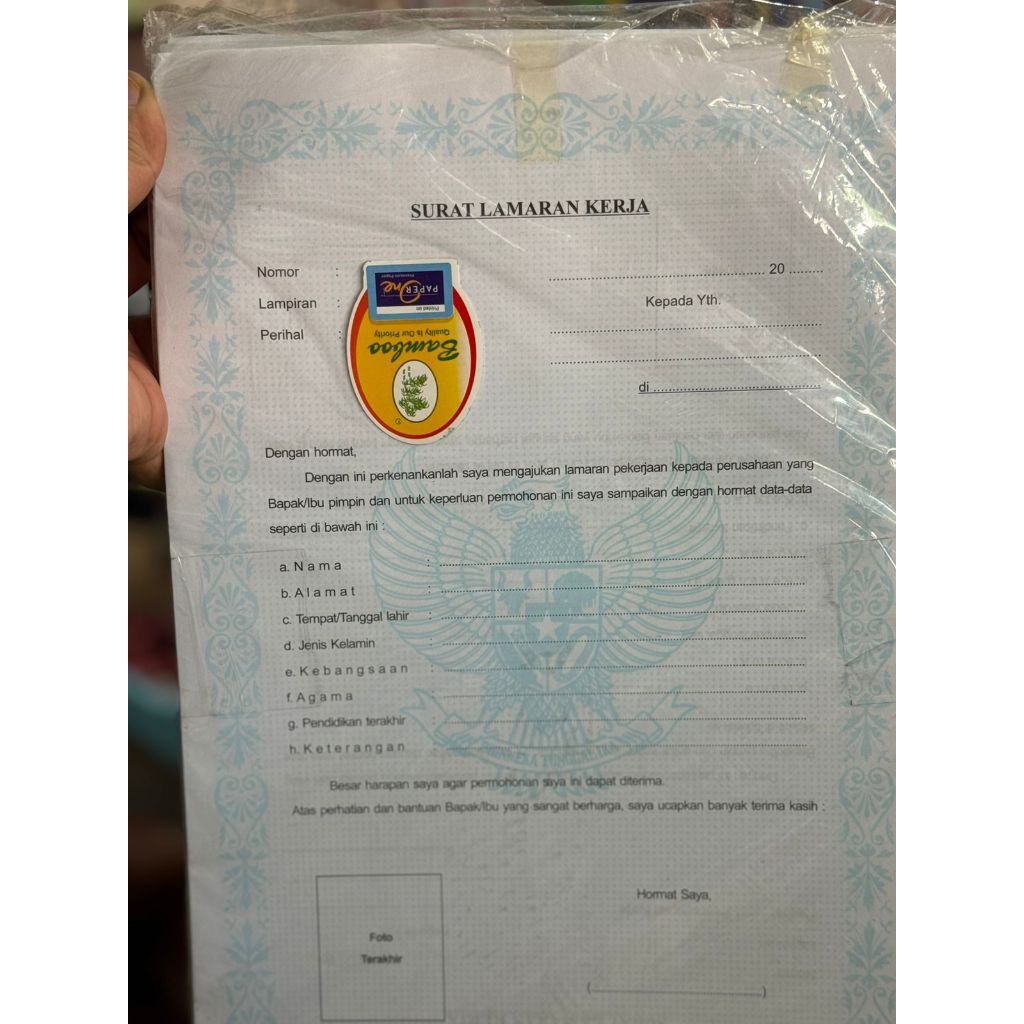 Lamaran Kerja & Daftar Riwayat Hidup - Micro Top / Surat Lamaran Kerja