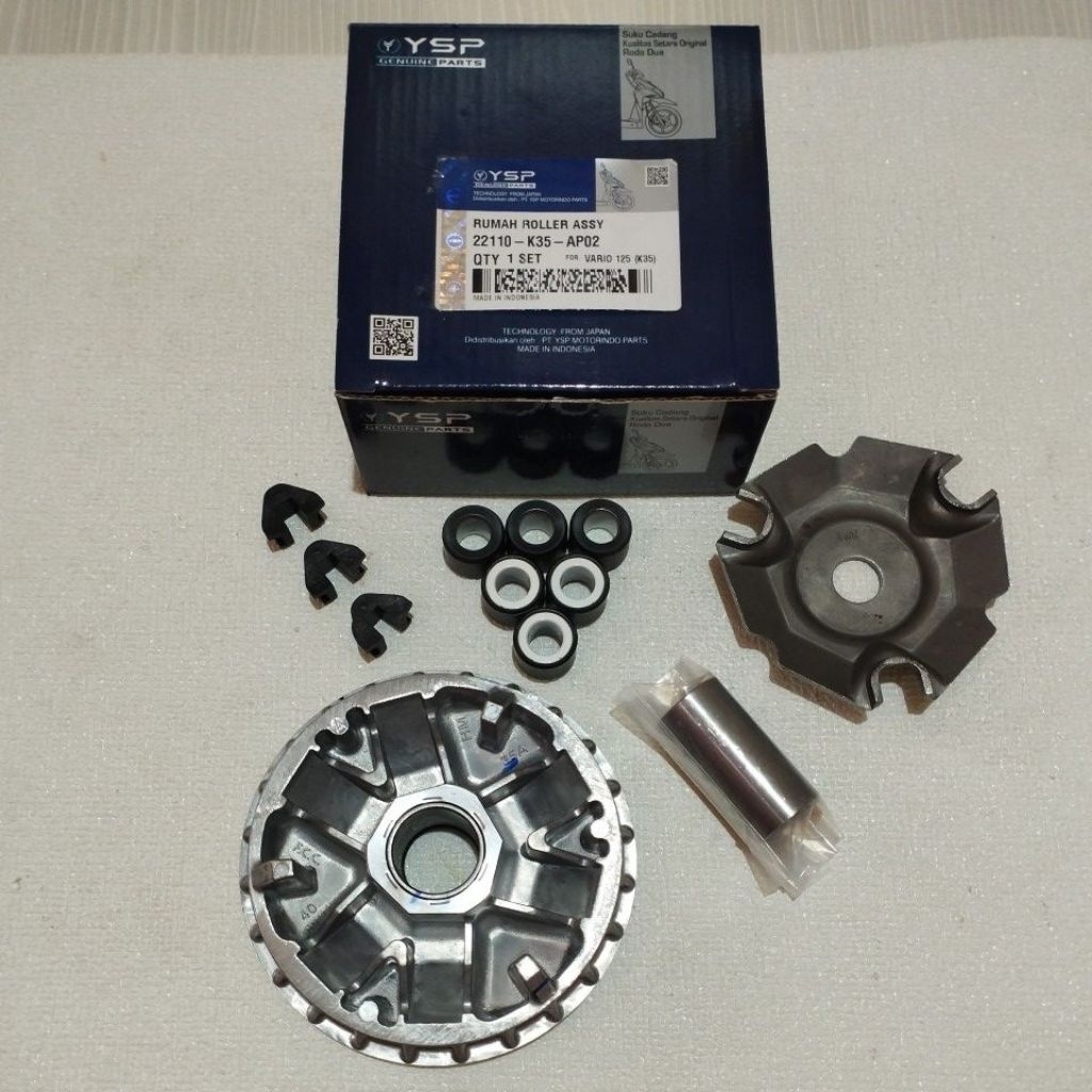 YSP RUMAH ROLLER ASSY SET VARIO 125 LED (K35) /VARIO 150 K36 /VARIO 125 150 ESP NEW LED /RUMAH ROLLE