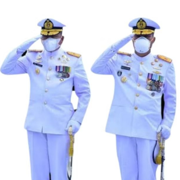 Seragam PDU 1 TNI AL Seragam Perwira Pelayaran  / Jas Wedding Pelayaran Kancing Jangkar Full Puring