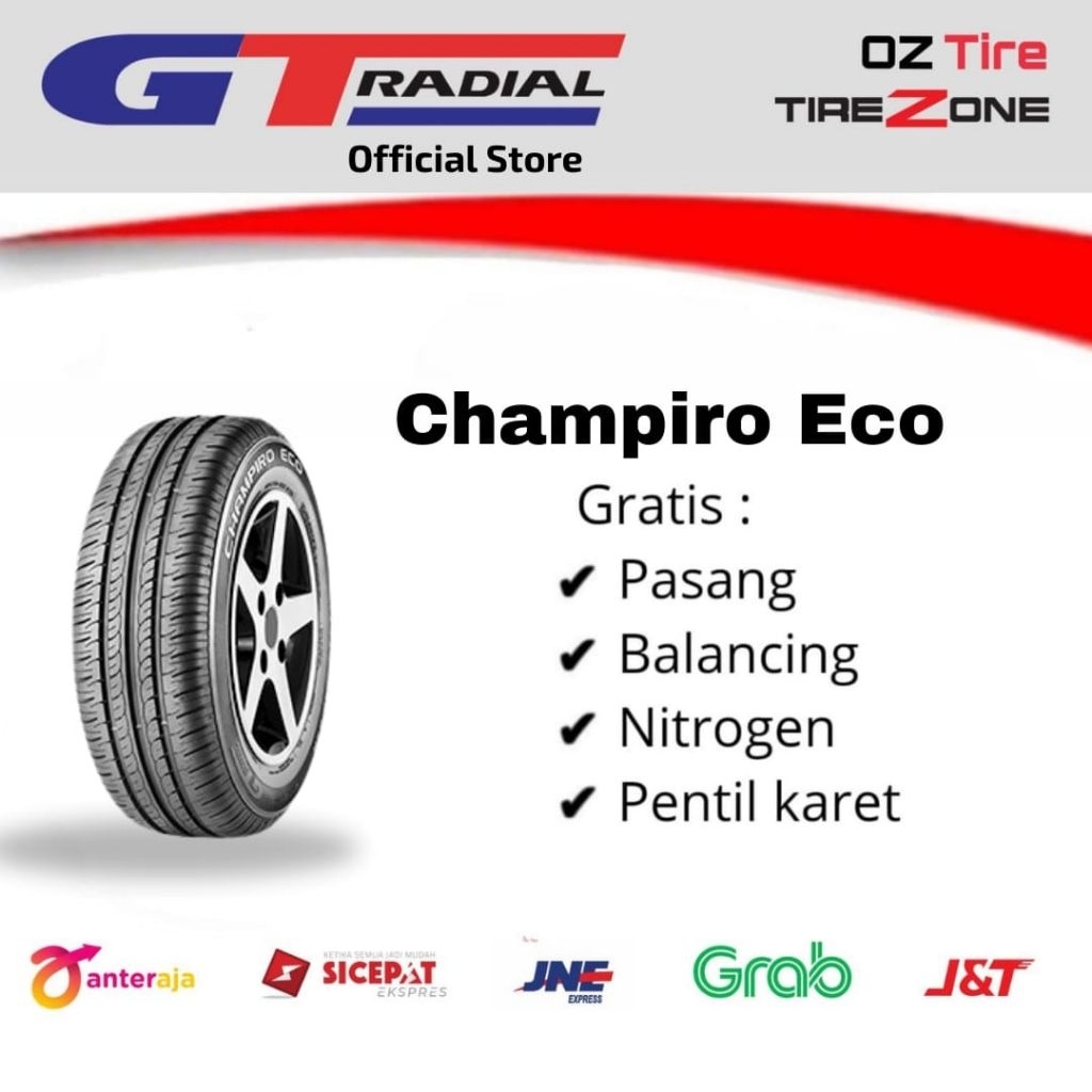 Ban Mobil GT Radial 185/65 R14 Champiro Eco