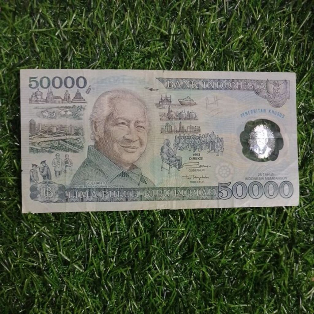 uang 50000 soeharto polimer 1993