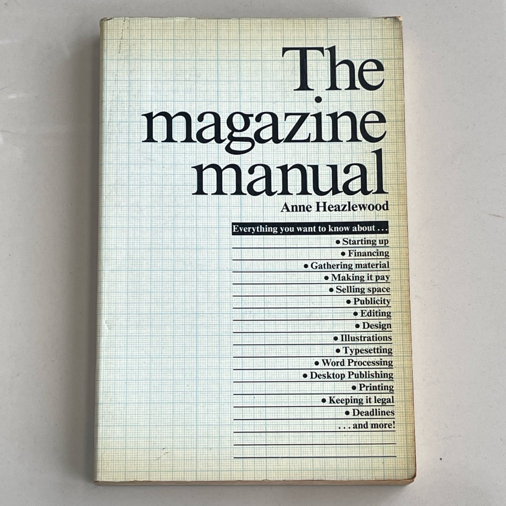 Buku THE MAGAZINE MANUAL by ANNE HEAZLEWOOD