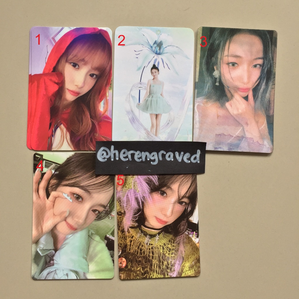 (Ready Stock) Photocard Official Kep1er Youngeun Love Struck Tipi Tap Kep1going On