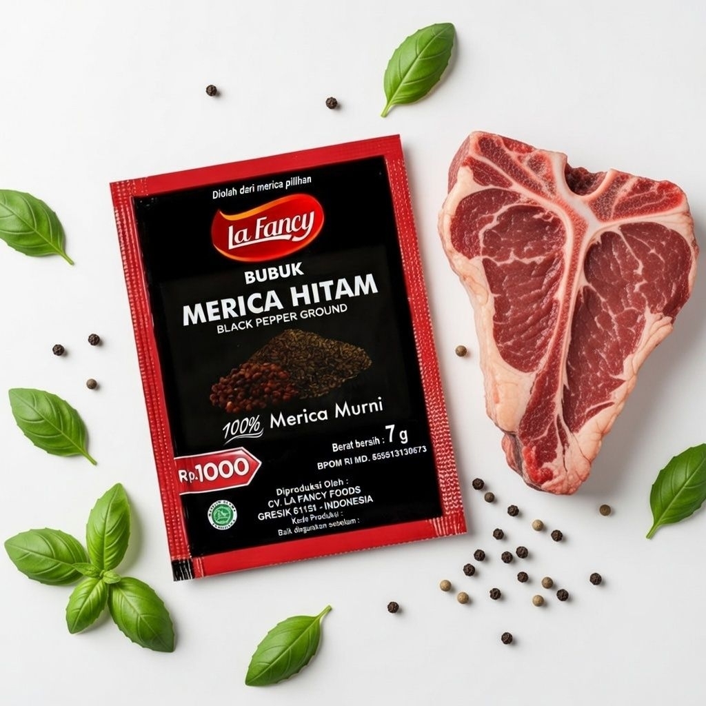 Merica Hitam Lada Hitam Bubuk 1 Sachet