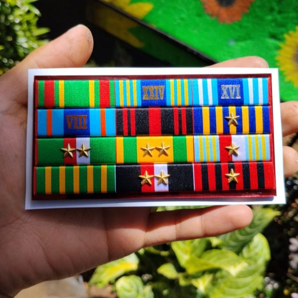 PDH TANDA KEHORMATAN, TANDA JASA, Pakaian Dinas Harian, PITA JASA, SATYA LENCANA, LENCANA PDH TNI AD