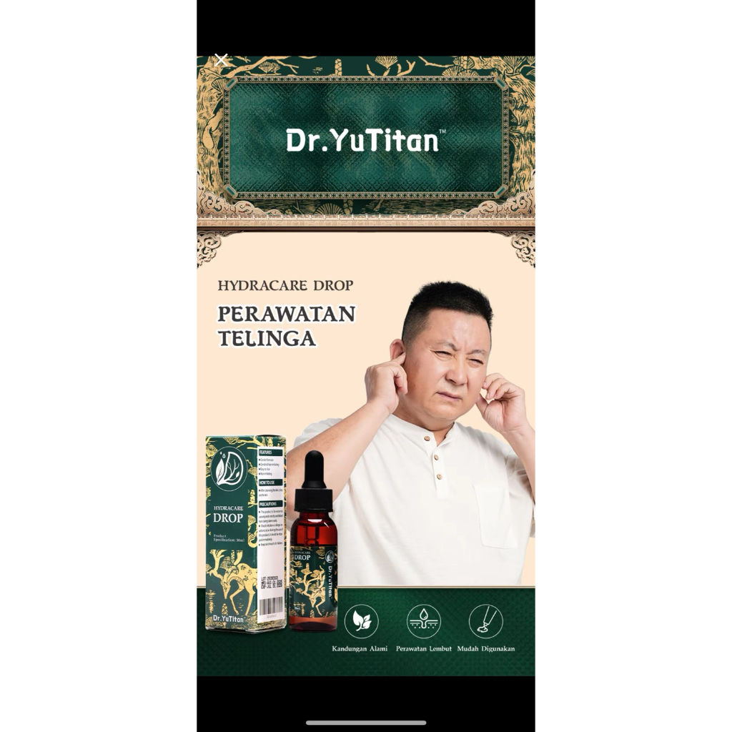 Dr yutitan telinga, sakit telinga berdengung telinga pembersih cairan