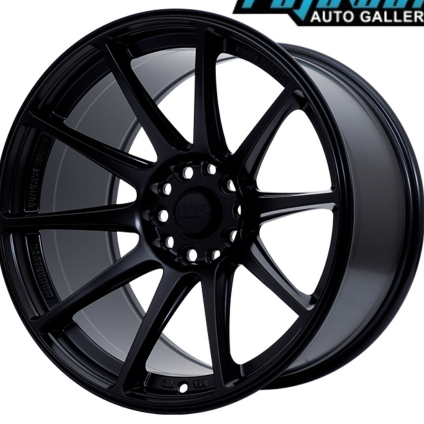 Velg Lebar Belang Ring 18 HSR SHINJUKU BLACK Buat Mobil Bmw Harier Crv Zenix Almaz Sportage Dll