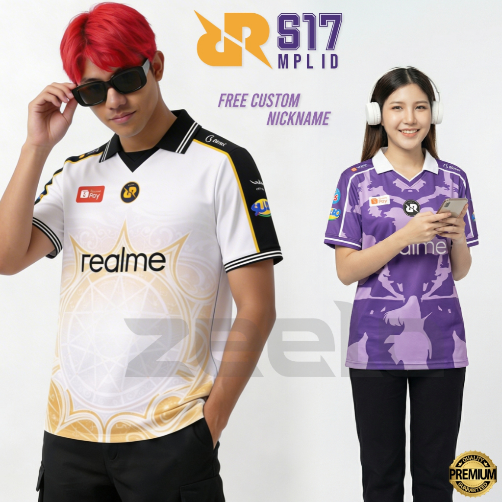 Baju RRQ Jersey RRQ Terbaru S17 Custom Nama | Dewasa & Anak
