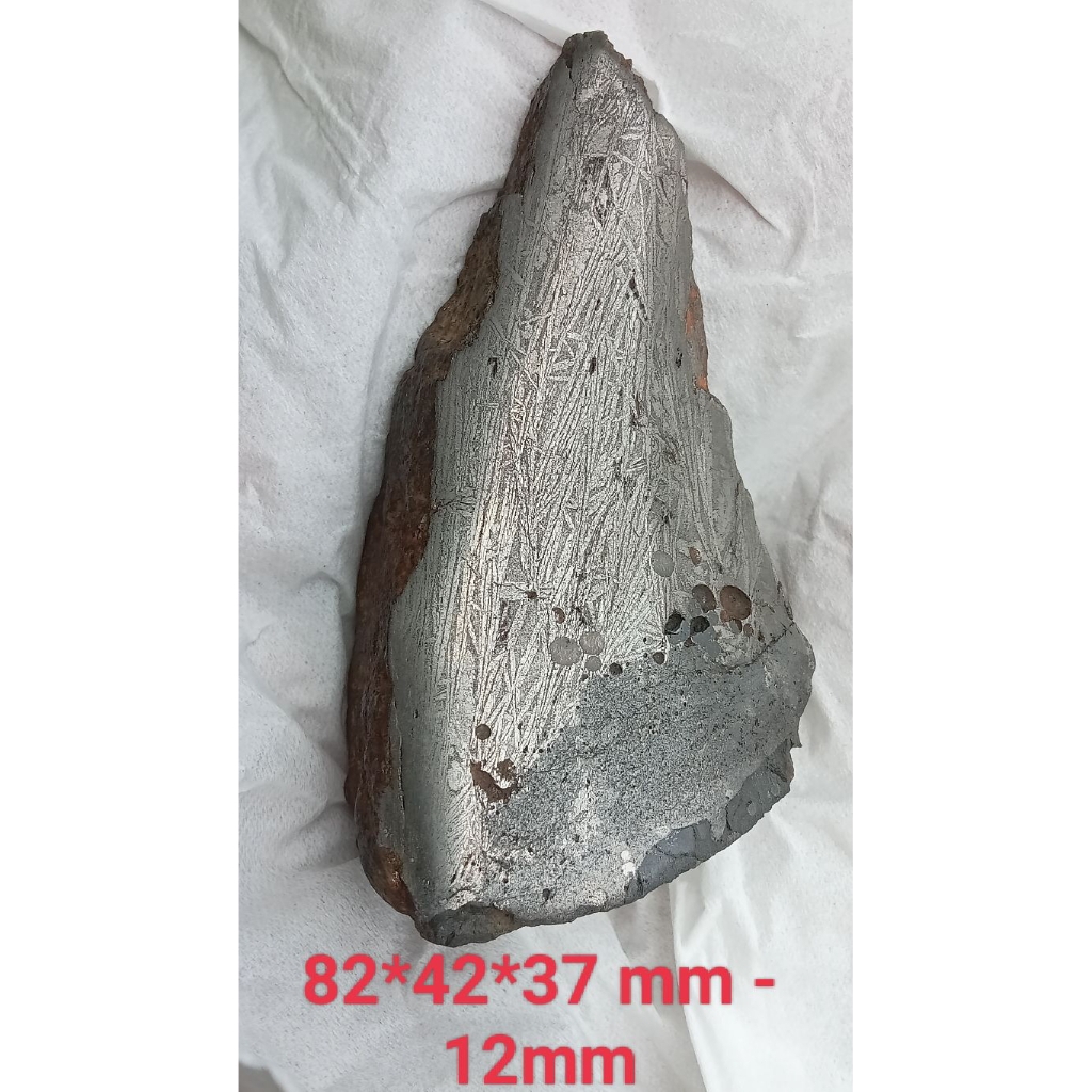 iron Meteorite batu besi Aji, rough, specimen, fragmen