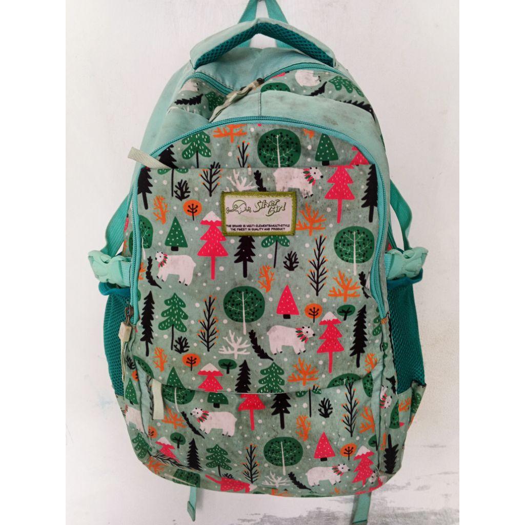 Tas Backpack Anak Silver Girl