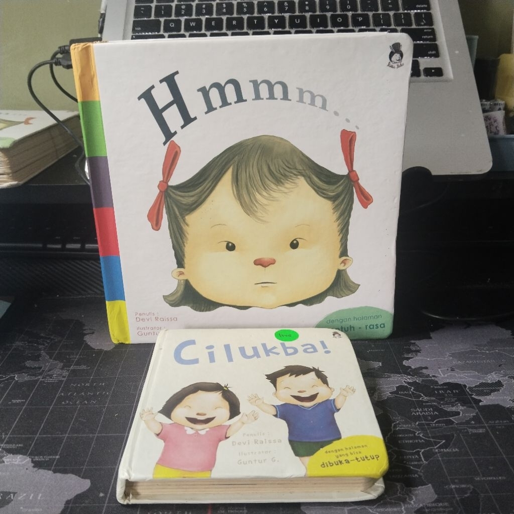 Buku anak boardbook Rabbit Hole HMMM... (bahasa Indonesia) free boardbook CILUKBA