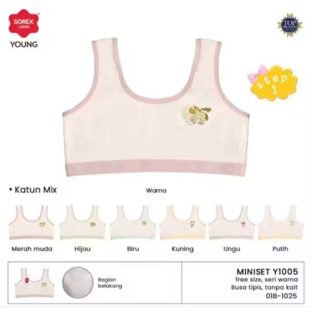 Bra BH Miniset Anak & Remaja Sorex Y 1005