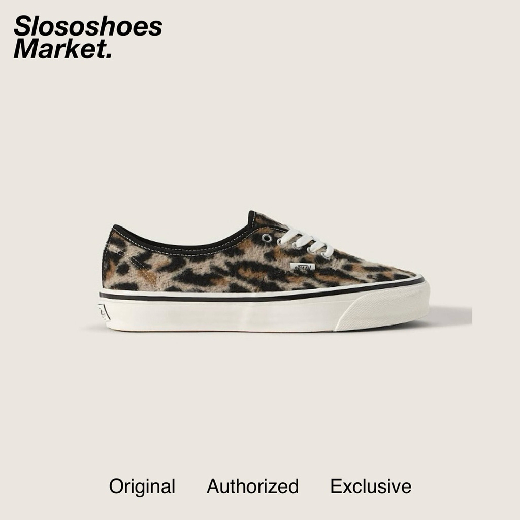 Vans LX Autentic 44 Leopard Print Black Brown
