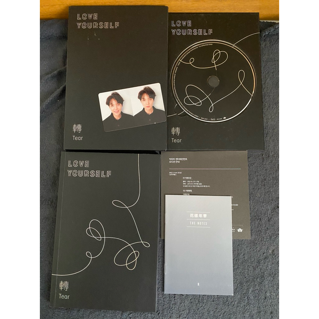 BTS - love yourself tear album R version yoongi suga pc fullset